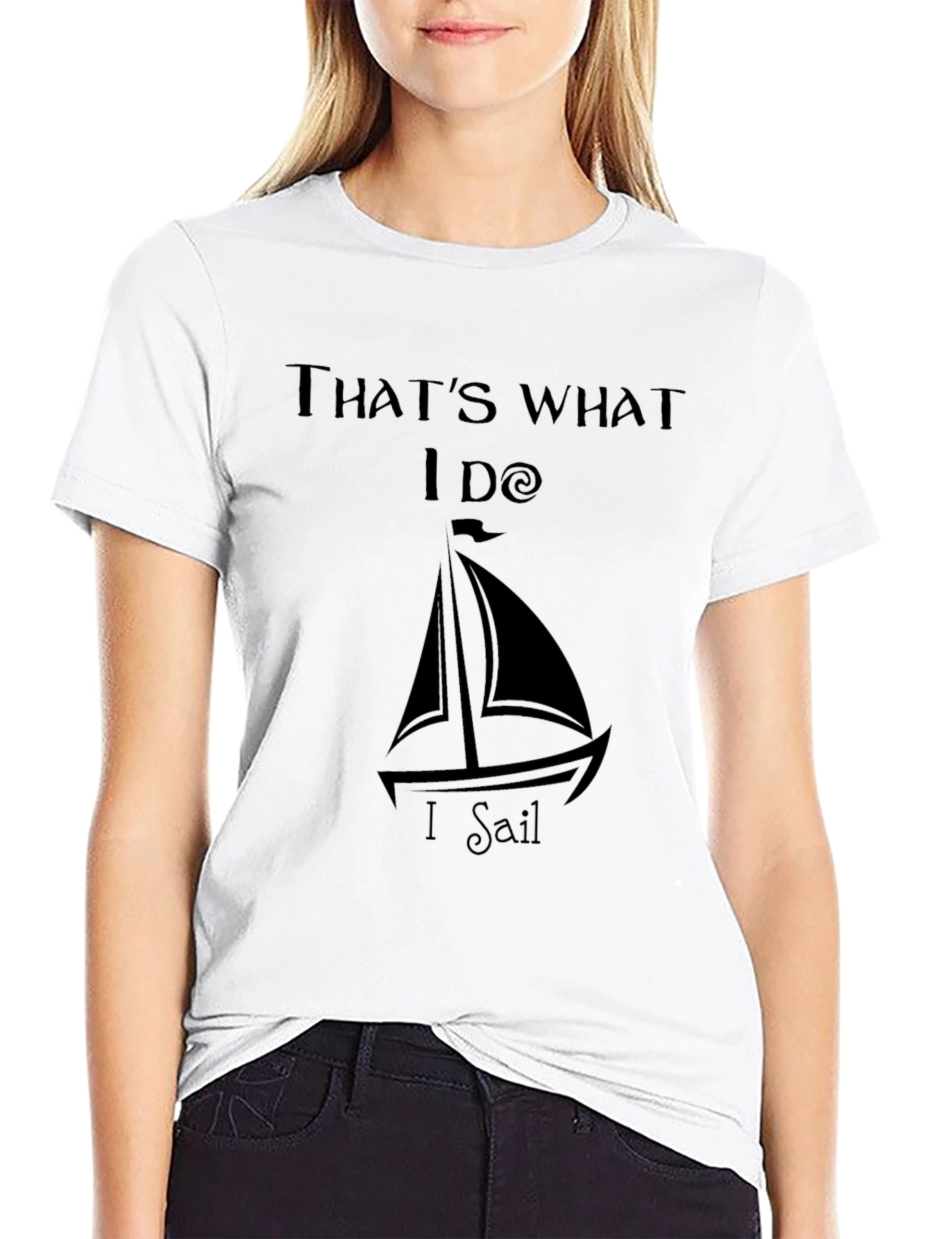 Camiseta Negra: Eso es lo que hago Navego