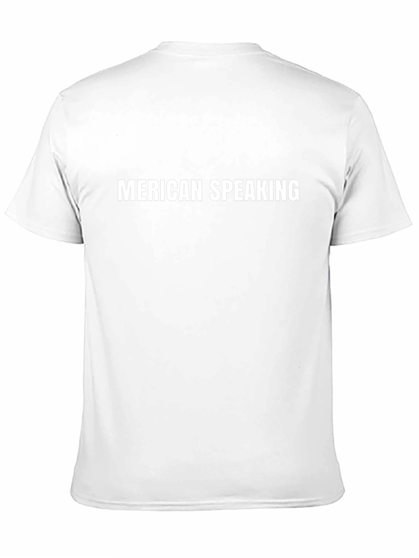 Camiseta Negra: Merican Speaking