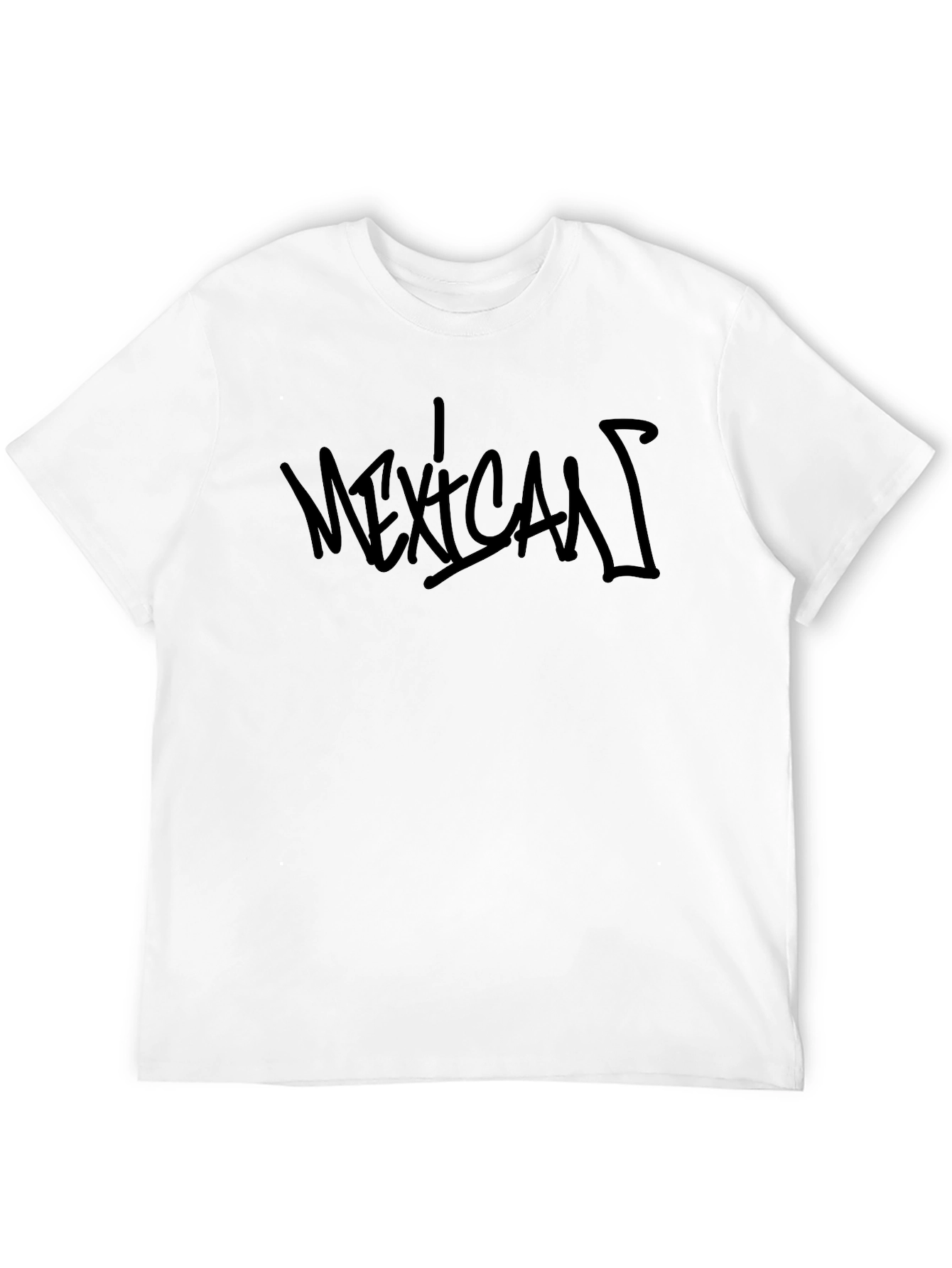 Playera Negra Mexican - Estilo Urbano