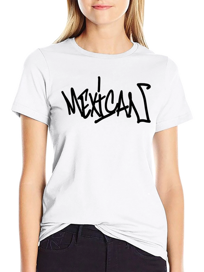 Playera Negra Mexican - Estilo Urbano