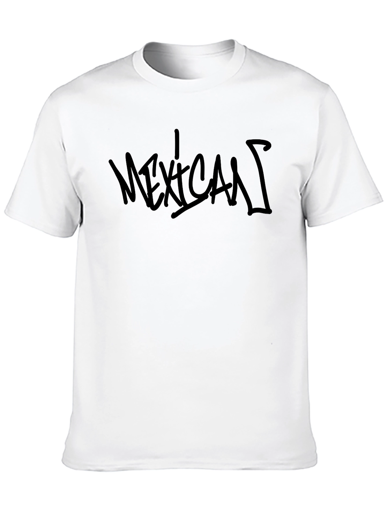 Playera Negra Mexican - Estilo Urbano