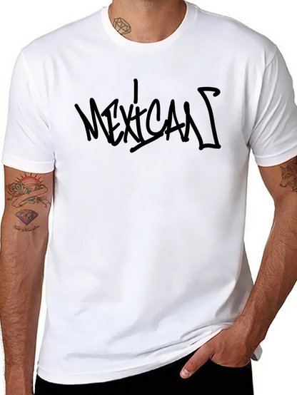 Playera Negra Mexican - Estilo Urbano