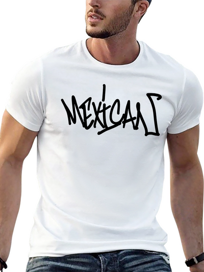 Playera Negra Mexican - Estilo Urbano