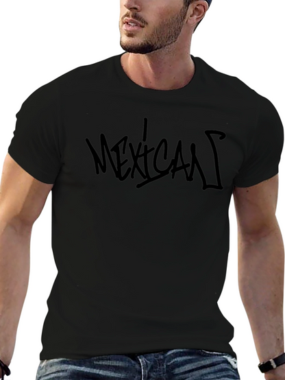 Playera Negra Mexican - Estilo Urbano