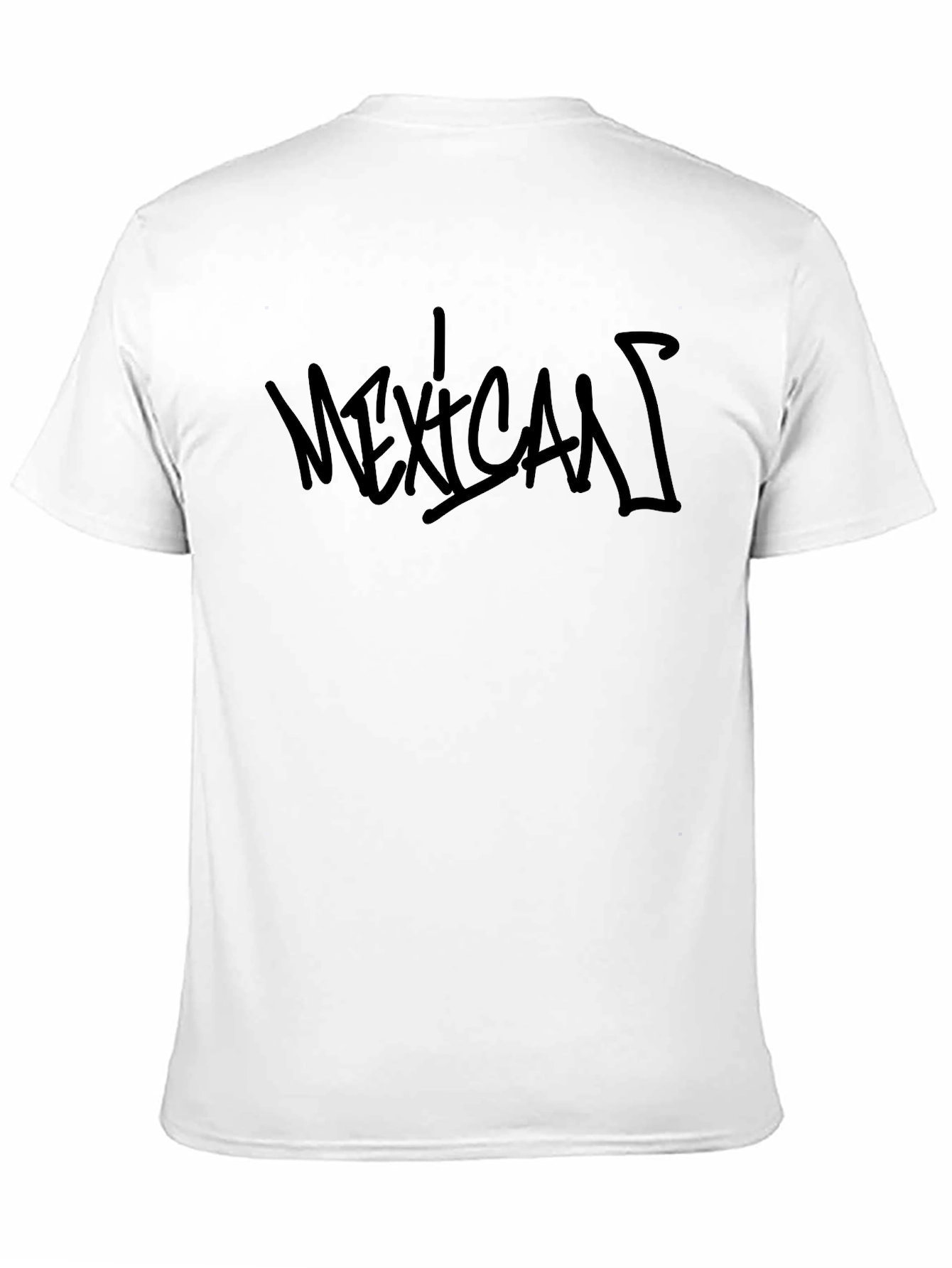 Playera Negra Mexican - Estilo Urbano