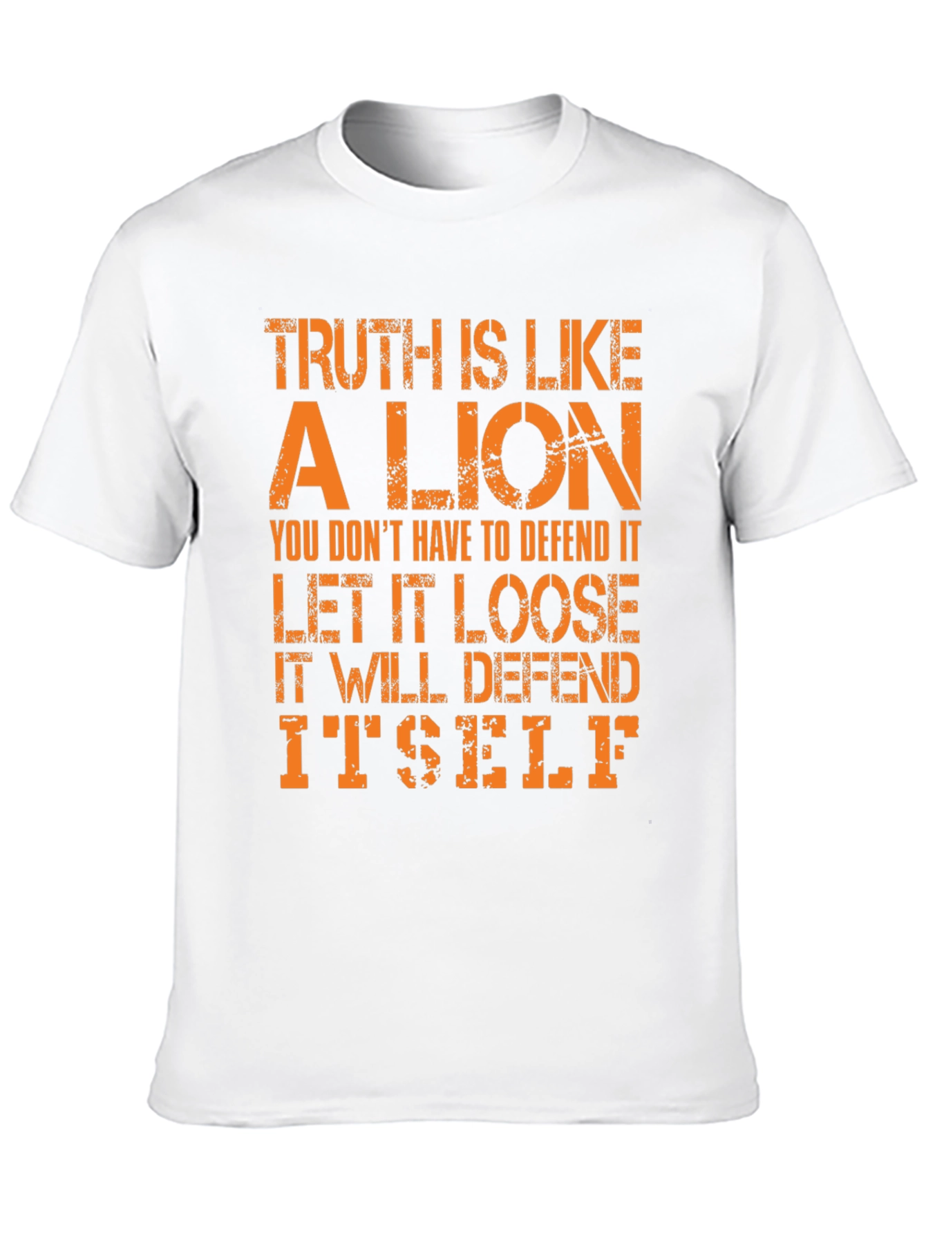 Camiseta Hombre La Verdad es como un León