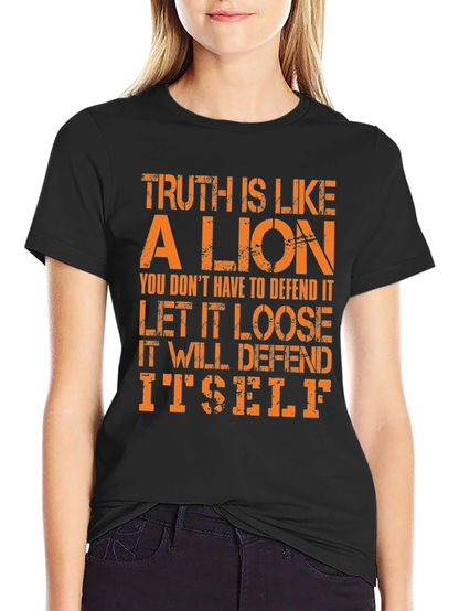 Camiseta Hombre La Verdad es como un León