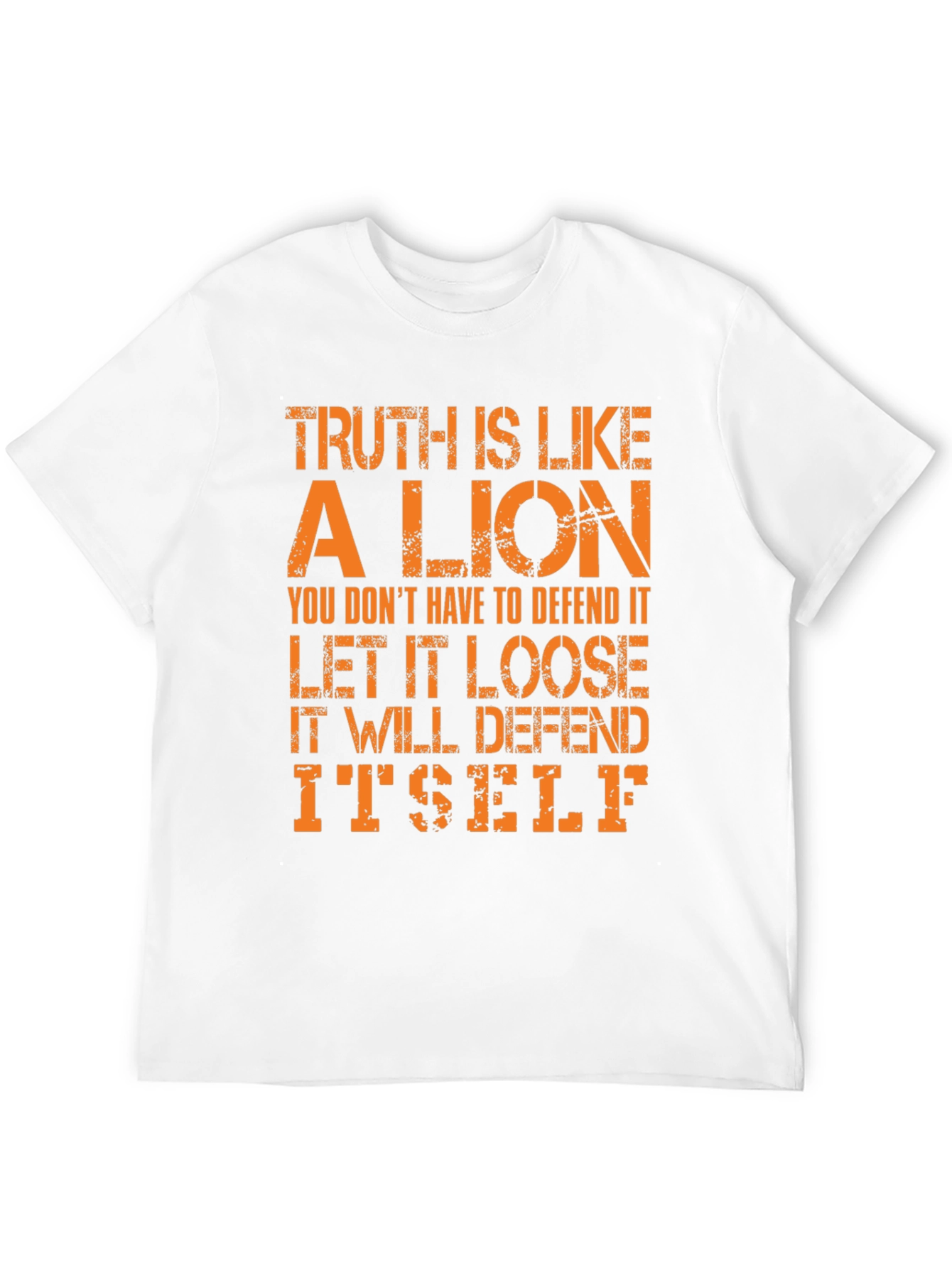 Camiseta Hombre La Verdad es como un León
