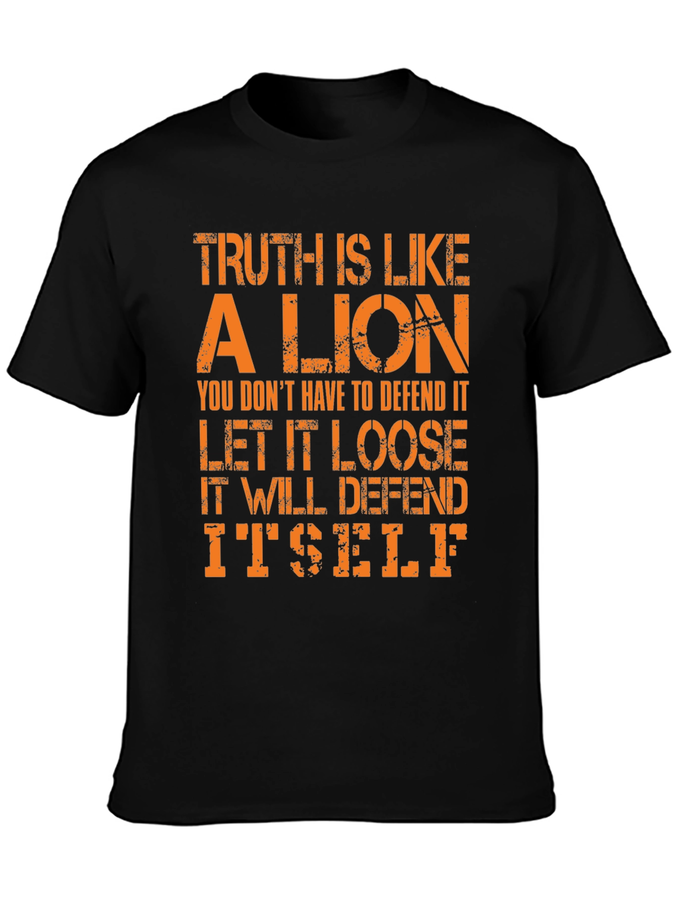 Camiseta Hombre La Verdad es como un León