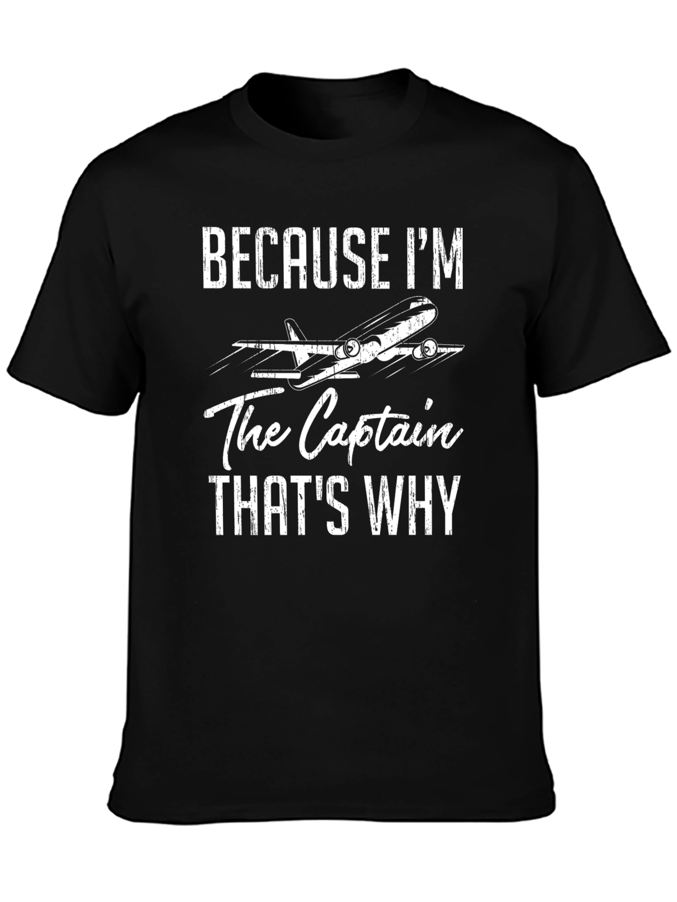 Camiseta Negra: Porque Soy El Capitán