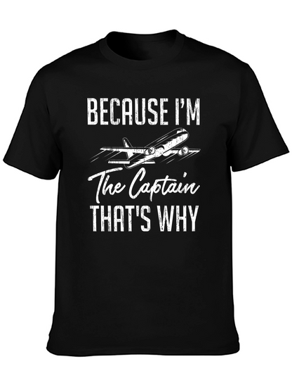Camiseta Negra: Porque Soy El Capitán