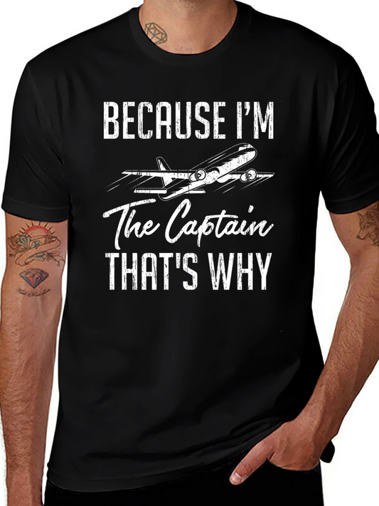 Camiseta Negra: Porque Soy El Capitán