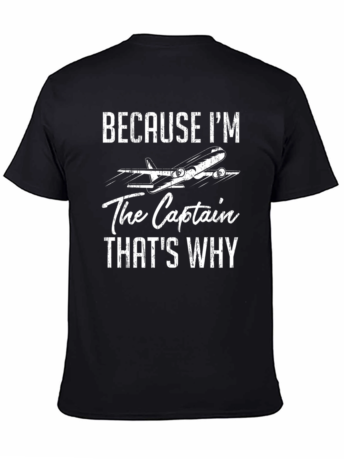Camiseta Negra: Porque Soy El Capitán