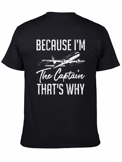 Camiseta Negra: Porque Soy El Capitán