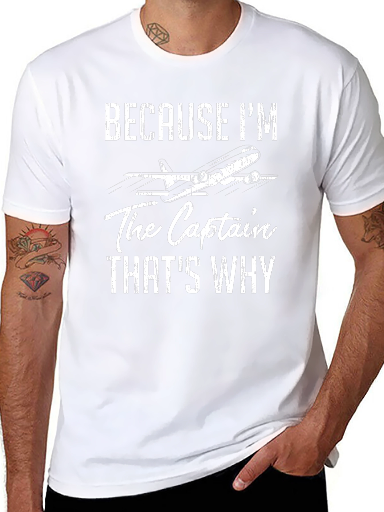 Camiseta Negra: Porque Soy El Capitán