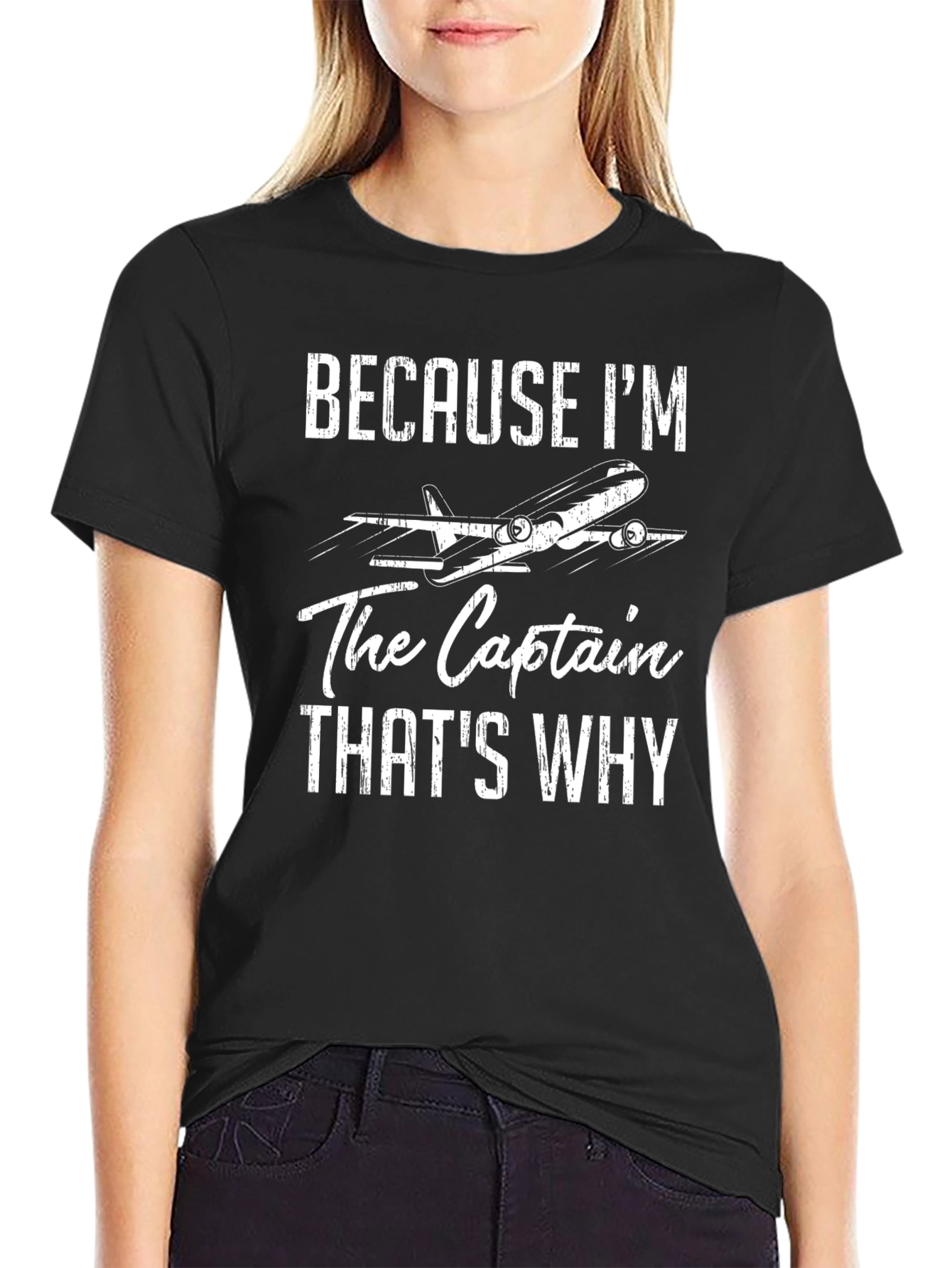 Camiseta Negra: Porque Soy El Capitán