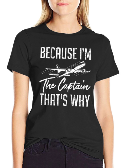 Camiseta Negra: Porque Soy El Capitán
