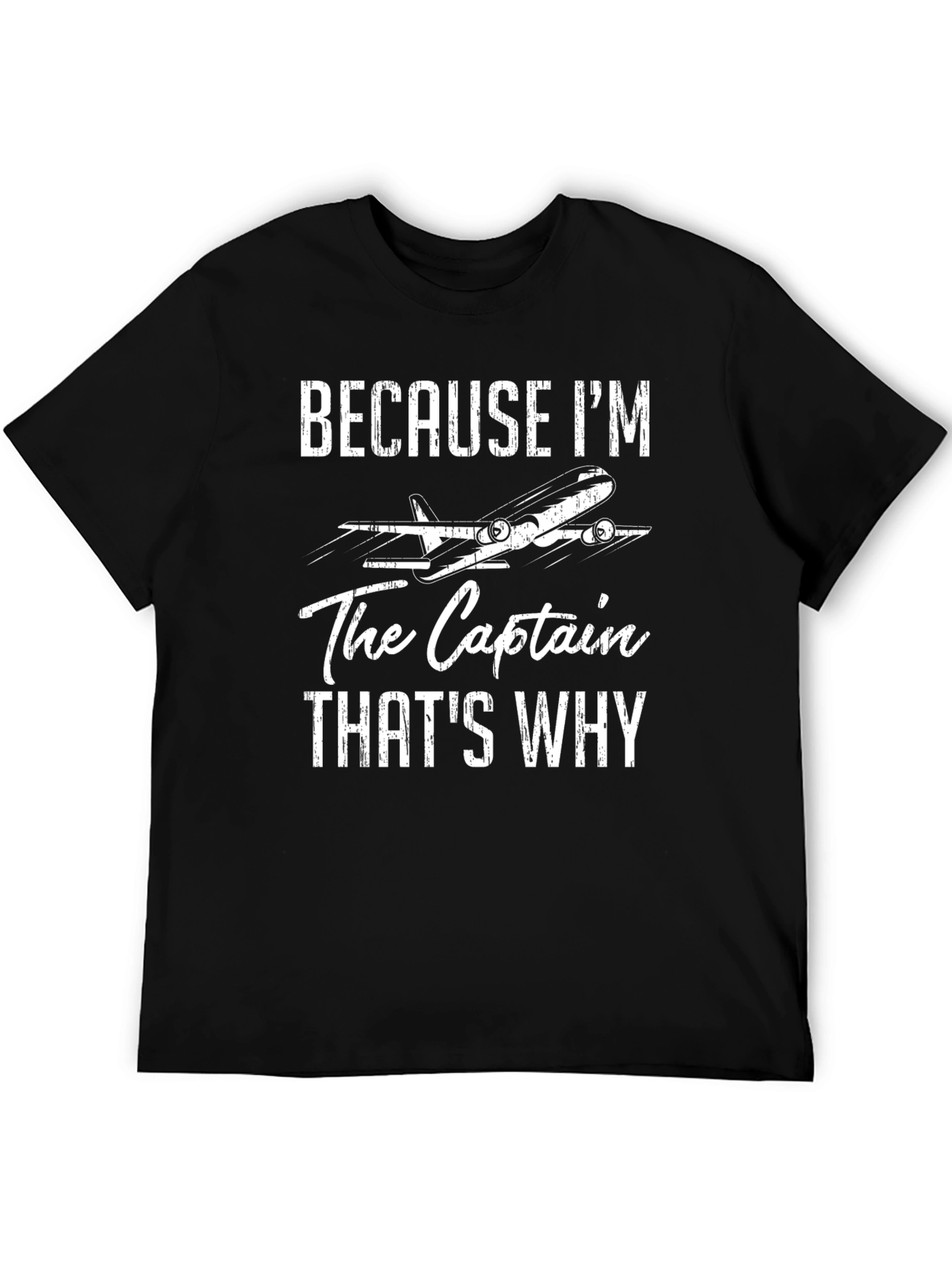 Camiseta Negra: Porque Soy El Capitán