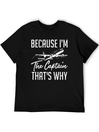 Camiseta Negra: Porque Soy El Capitán