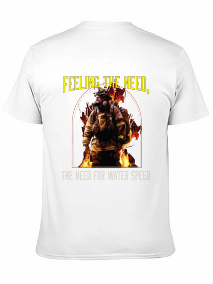 Camiseta Negra Bombero: Necesidad de Velocidad