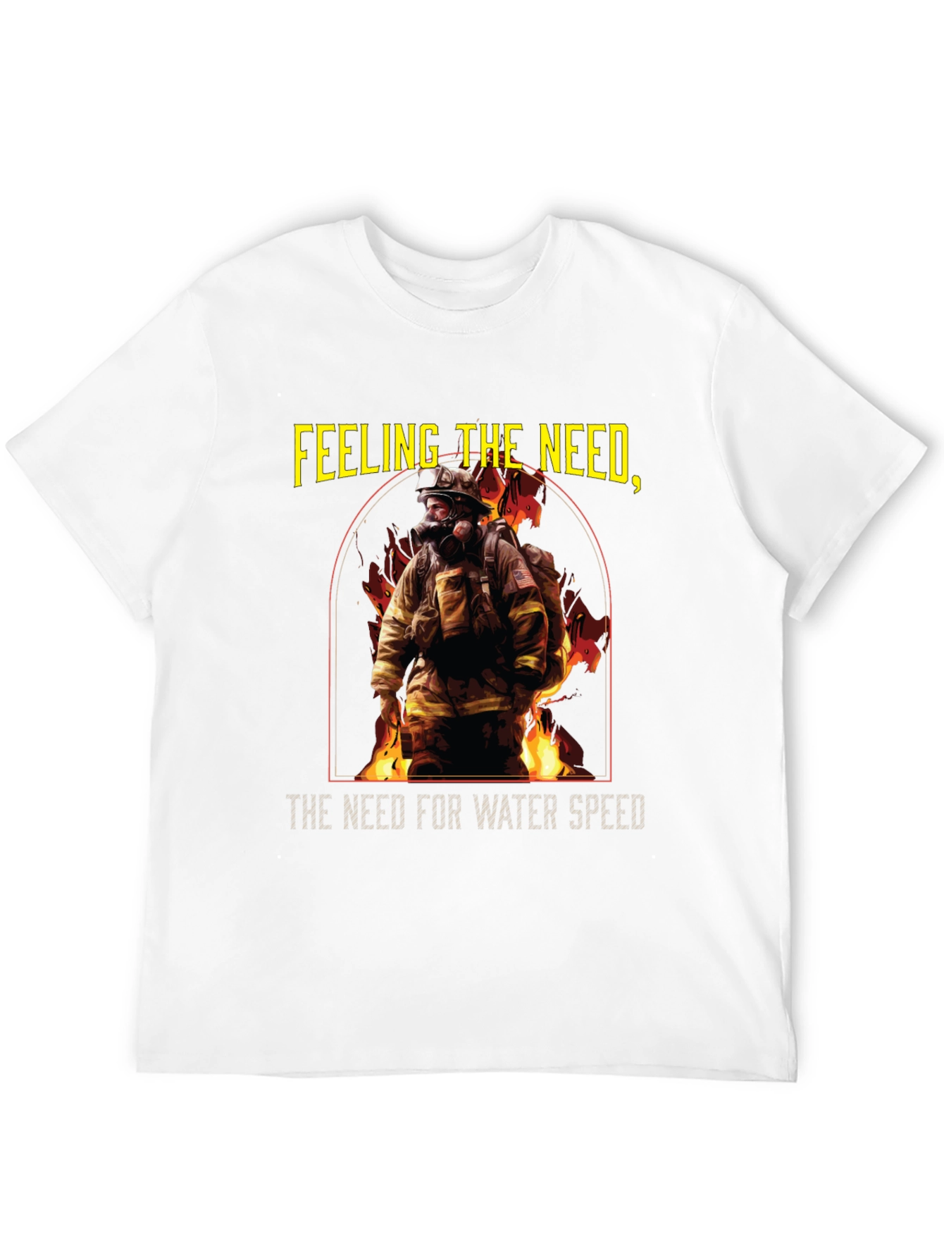 Camiseta Negra Bombero: Necesidad de Velocidad