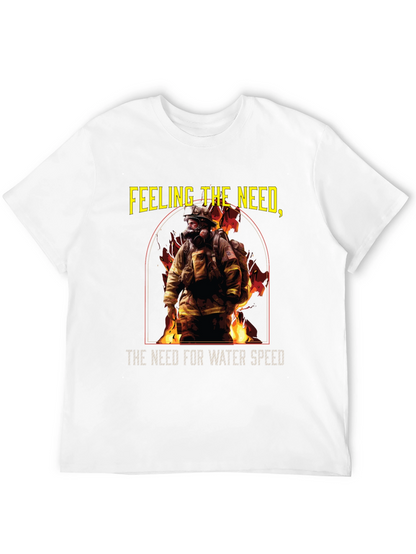 Camiseta Negra Bombero: Necesidad de Velocidad