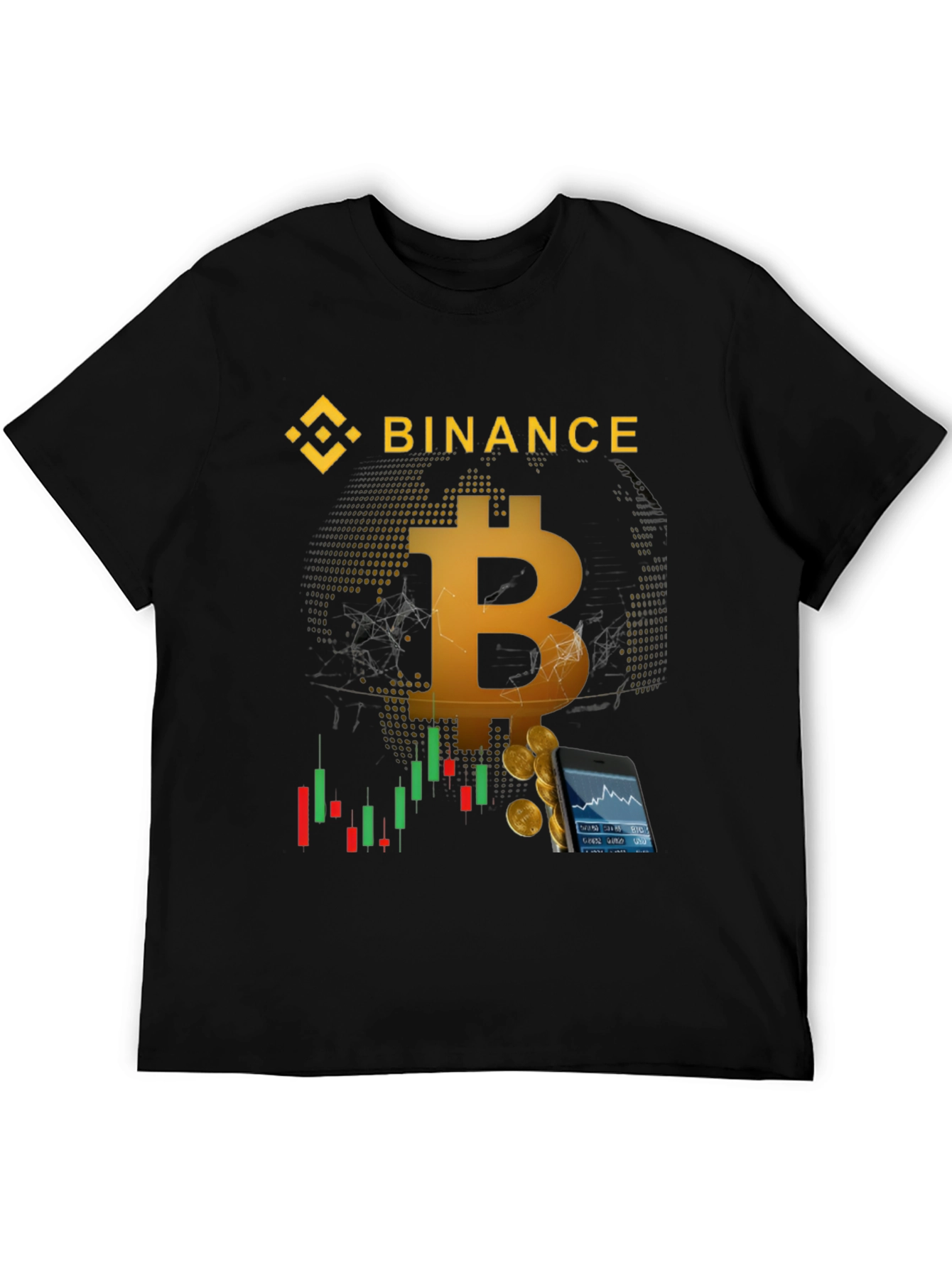 Camiseta Bitcoin Binance Criptomoneda