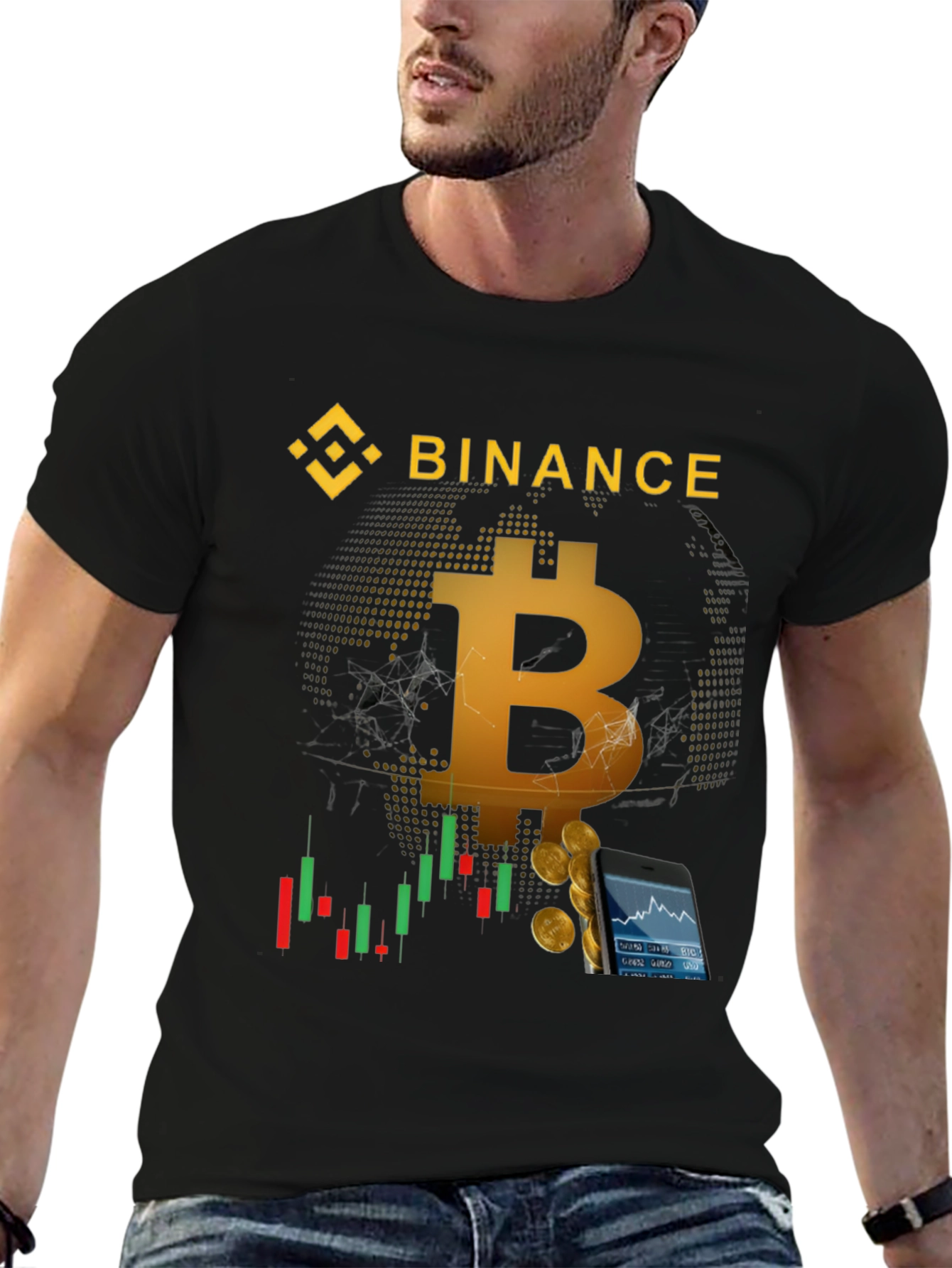 Camiseta Bitcoin Binance Criptomoneda