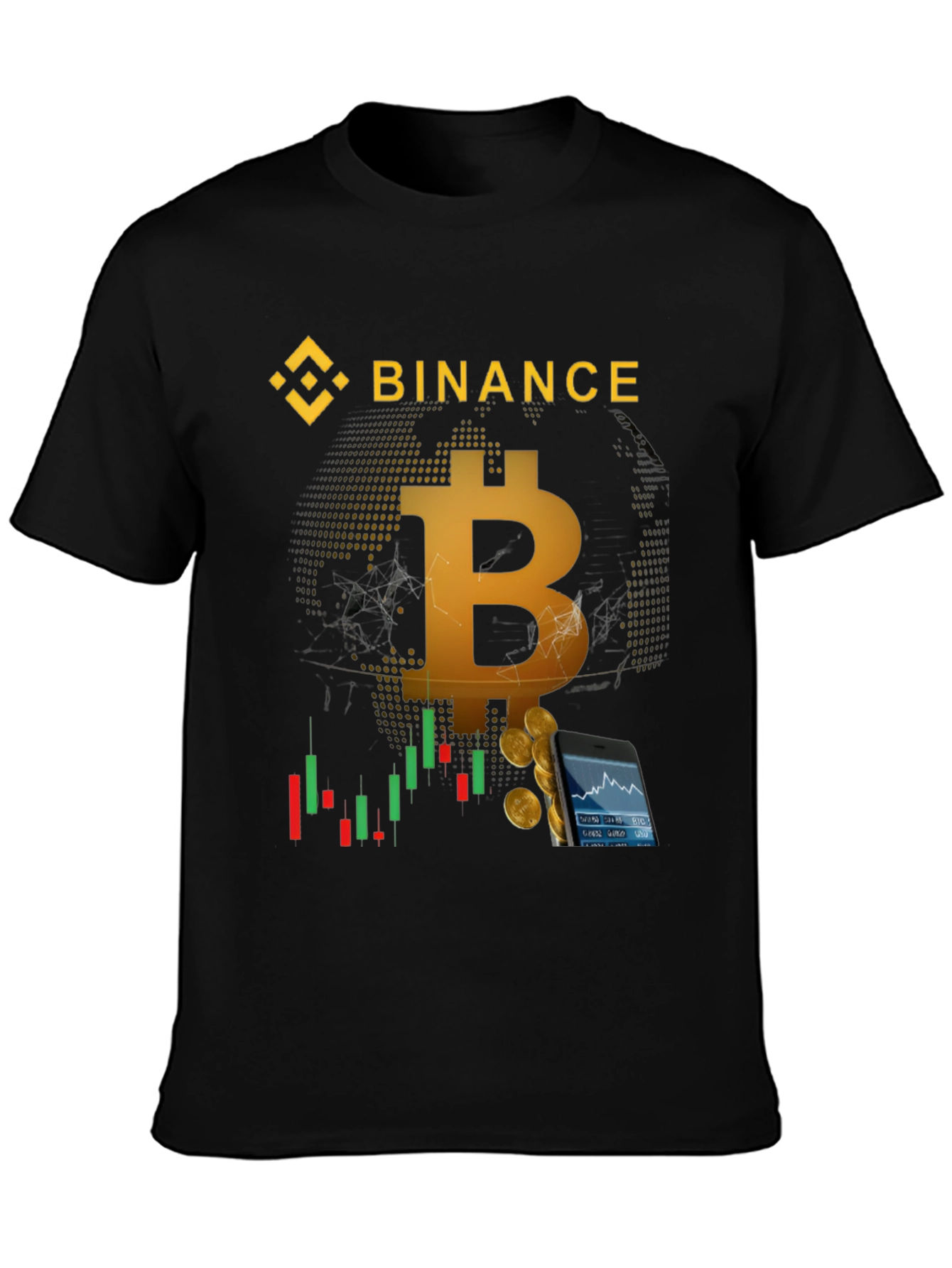 Camiseta Bitcoin Binance Criptomoneda