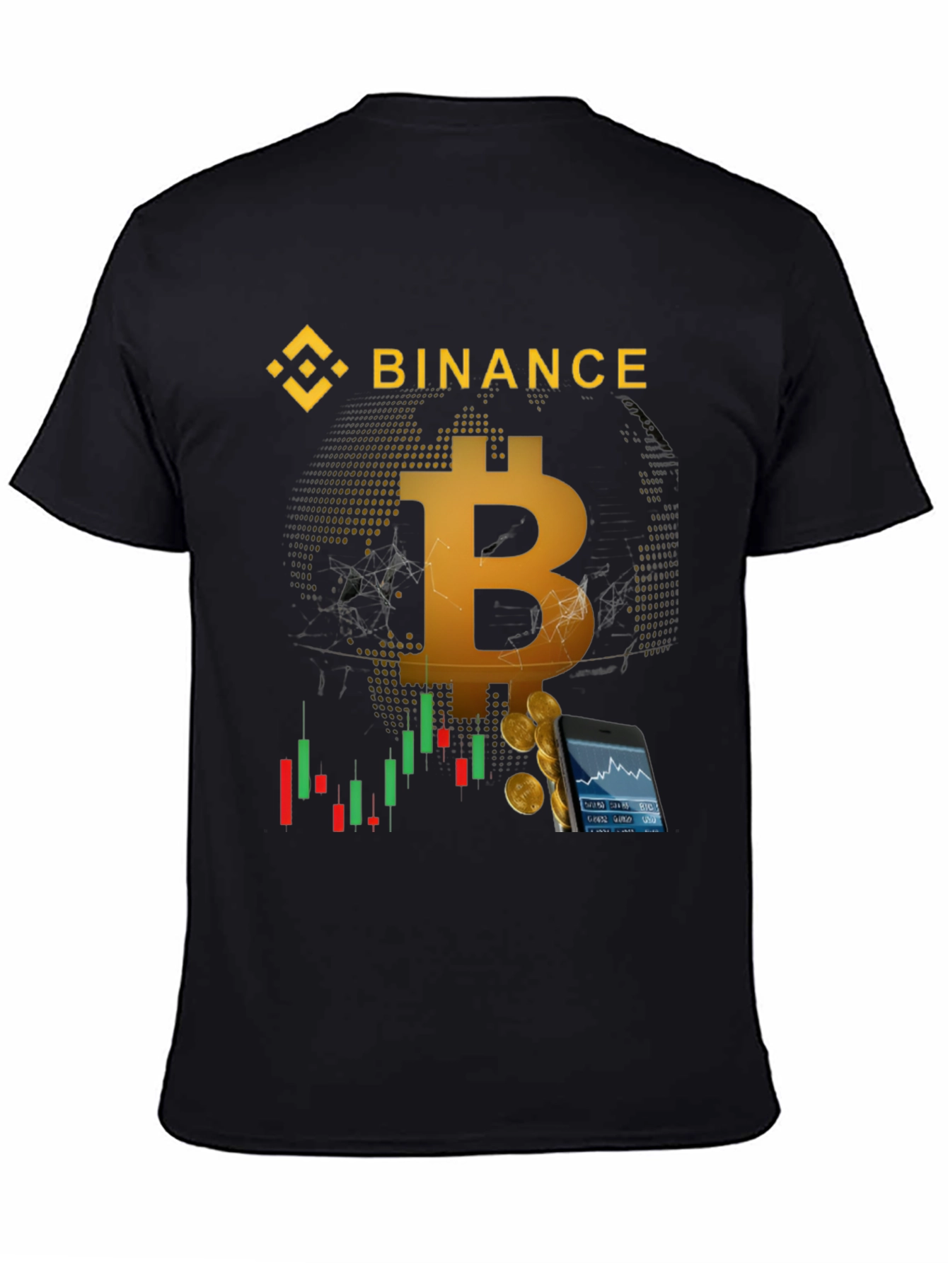 Camiseta Bitcoin Binance Criptomoneda