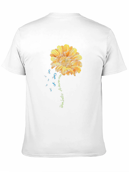 Camiseta Conciencia Diabetes Girasol Hombre