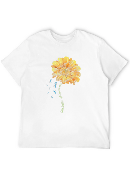 Camiseta Conciencia Diabetes Girasol Hombre