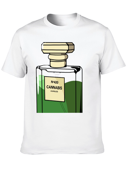 Camiseta Negra Cannabis N°420