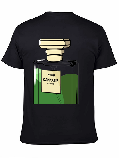 Camiseta Negra Cannabis N°420