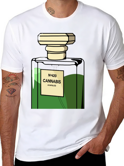 Camiseta Negra Cannabis N°420