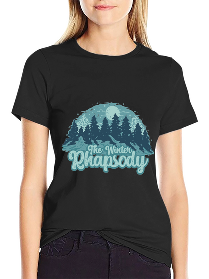 Camiseta Negra Rapsodia Invernal para Hombre