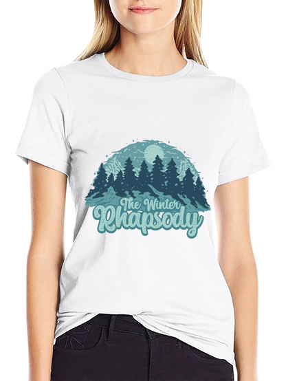 Camiseta Negra Rapsodia Invernal para Hombre
