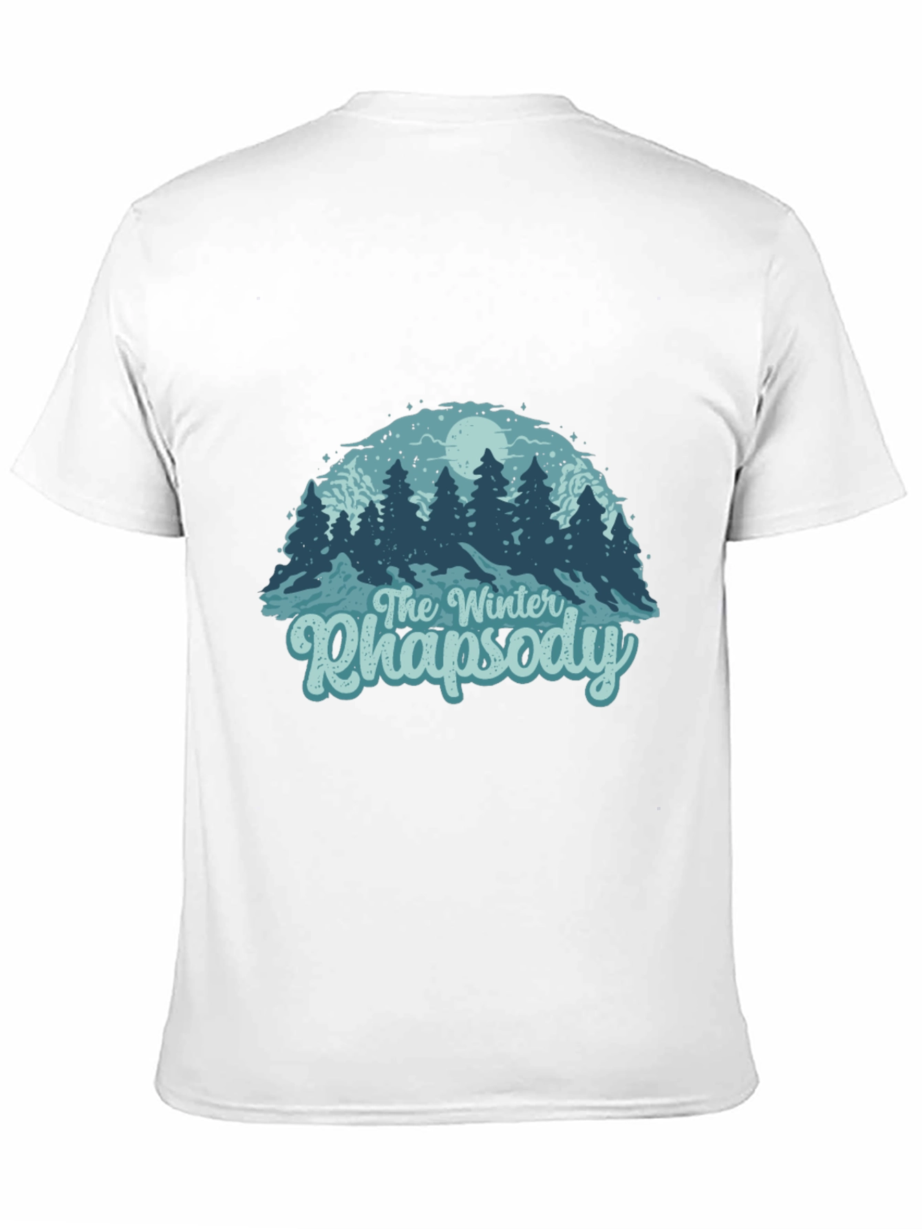 Camiseta Negra Rapsodia Invernal para Hombre