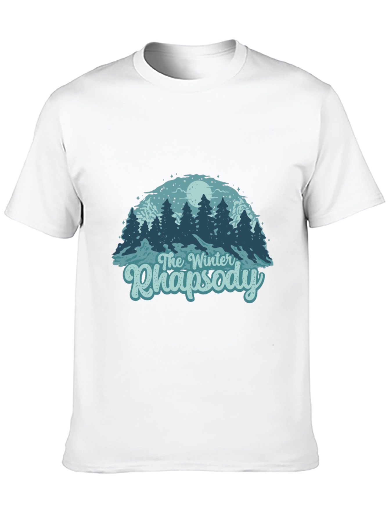Camiseta Negra Rapsodia Invernal para Hombre