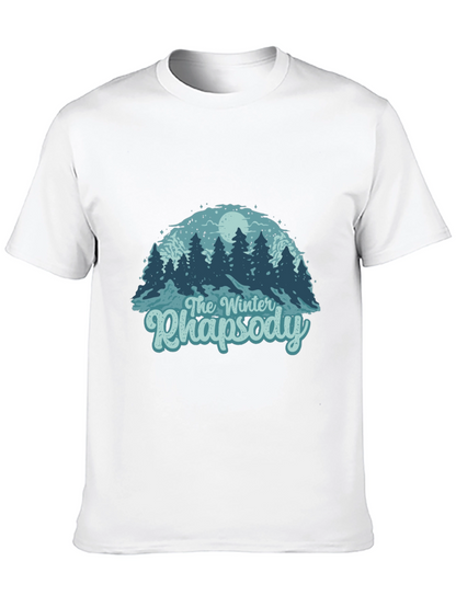 Camiseta Negra Rapsodia Invernal para Hombre