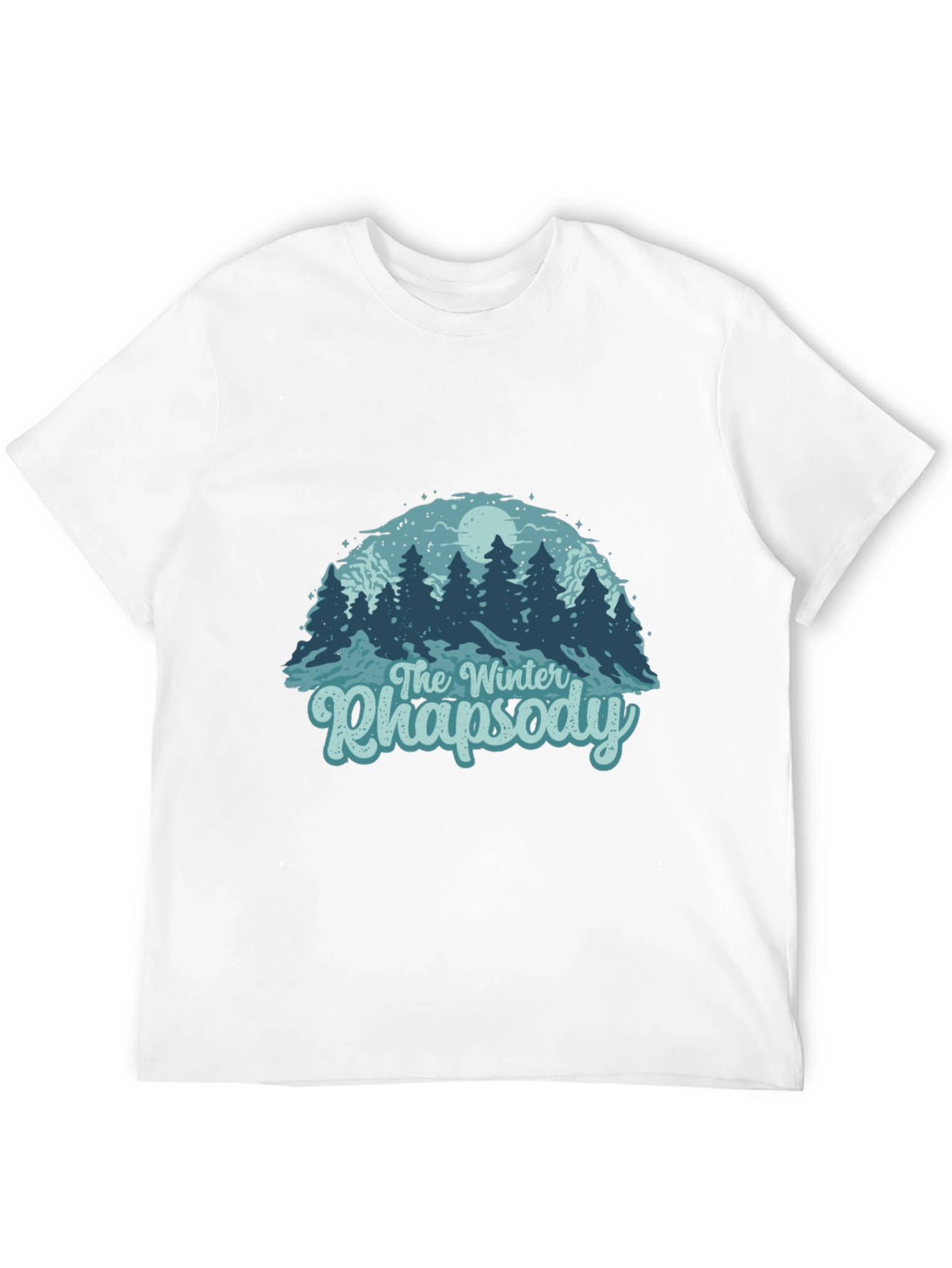 Camiseta Negra Rapsodia Invernal para Hombre
