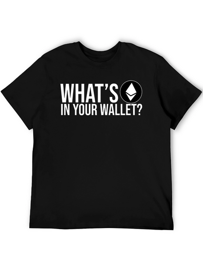 Camiseta Negra: ¿Qué tienes en tu billetera?