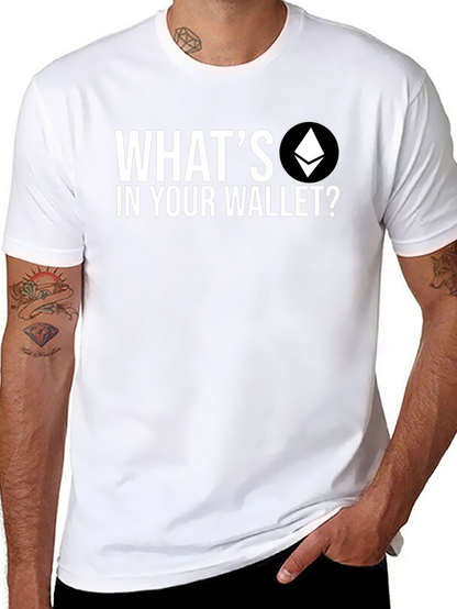 Camiseta Negra: ¿Qué tienes en tu billetera?