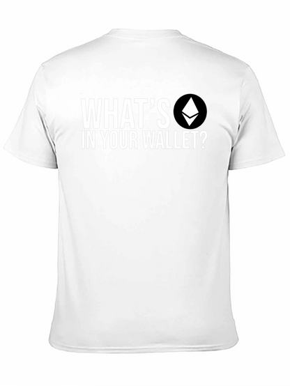 Camiseta Negra: ¿Qué tienes en tu billetera?