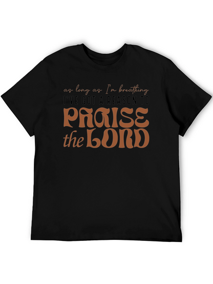 Camiseta Negra Cristiana: Alabanza al Señor
