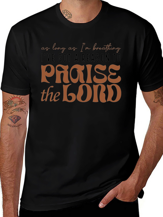 Camiseta Negra Cristiana: Alabanza al Señor