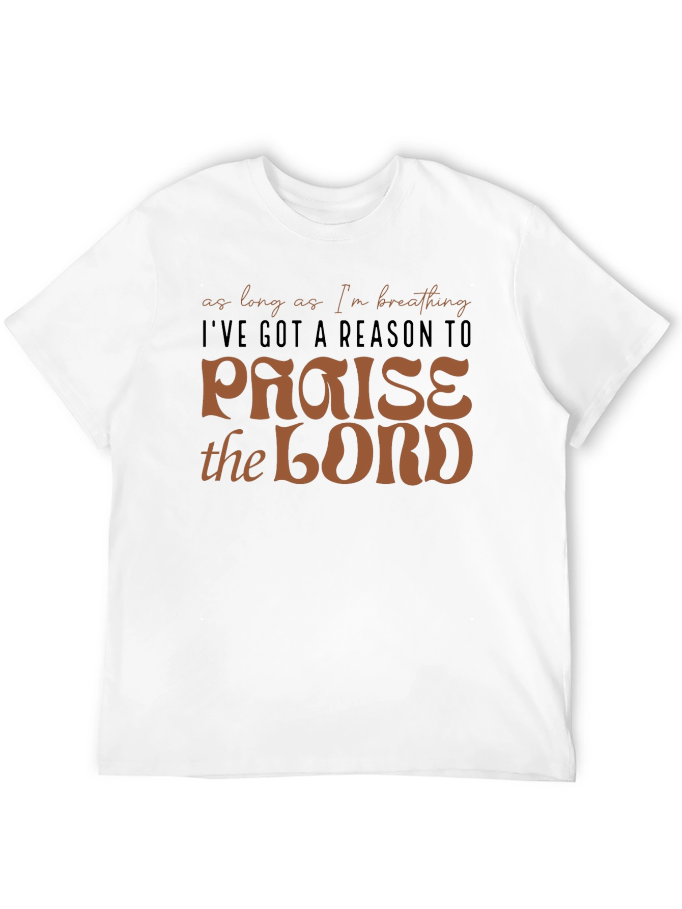 Camiseta Negra Cristiana: Alabanza al Señor