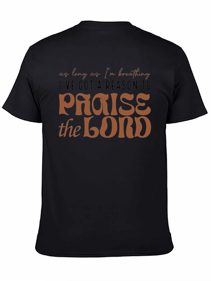 Camiseta Negra Cristiana: Alabanza al Señor