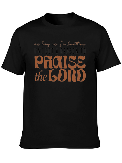 Camiseta Negra Cristiana: Alabanza al Señor