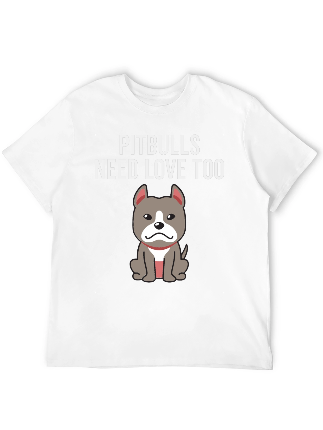 Camiseta Negra Pitbulls Need Love Too